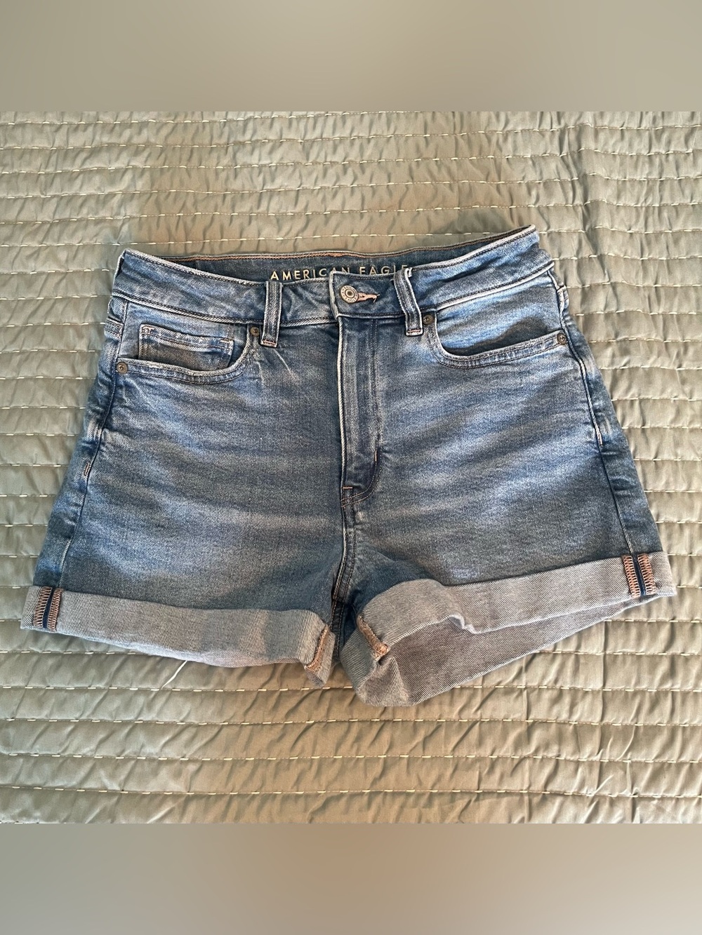 American Eagle Denim Mom Shorts